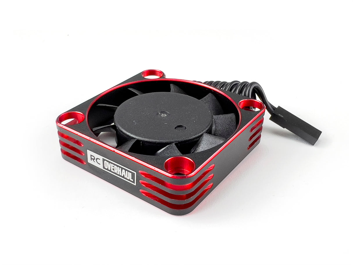 Fan Red Alum 40mm Hi RPM