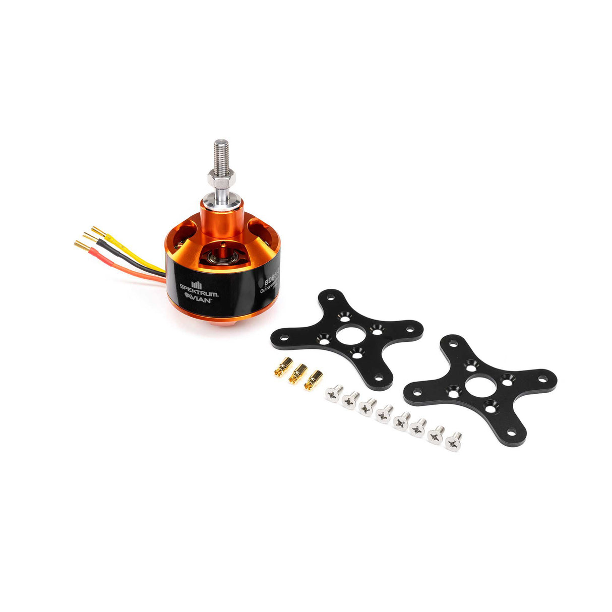 Spektrum Avian Brushless Outrunner Motor 8086-200Kv 24-Pole (40cc) M-SPMX-1015