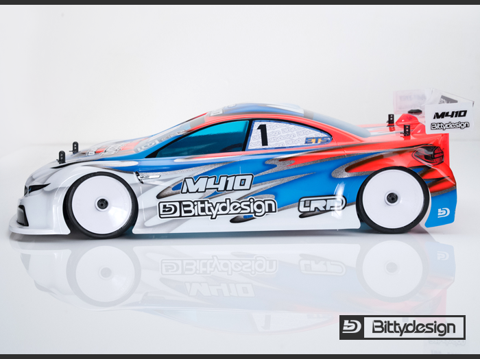 Bittydesign Body shell M410 1/10 TC 190mm body (Light) - Clear