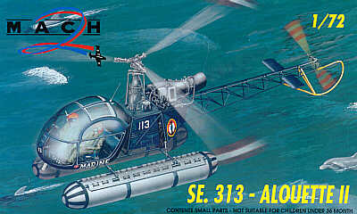 Mach 1/72 SE. 313-Alouette II Kit
