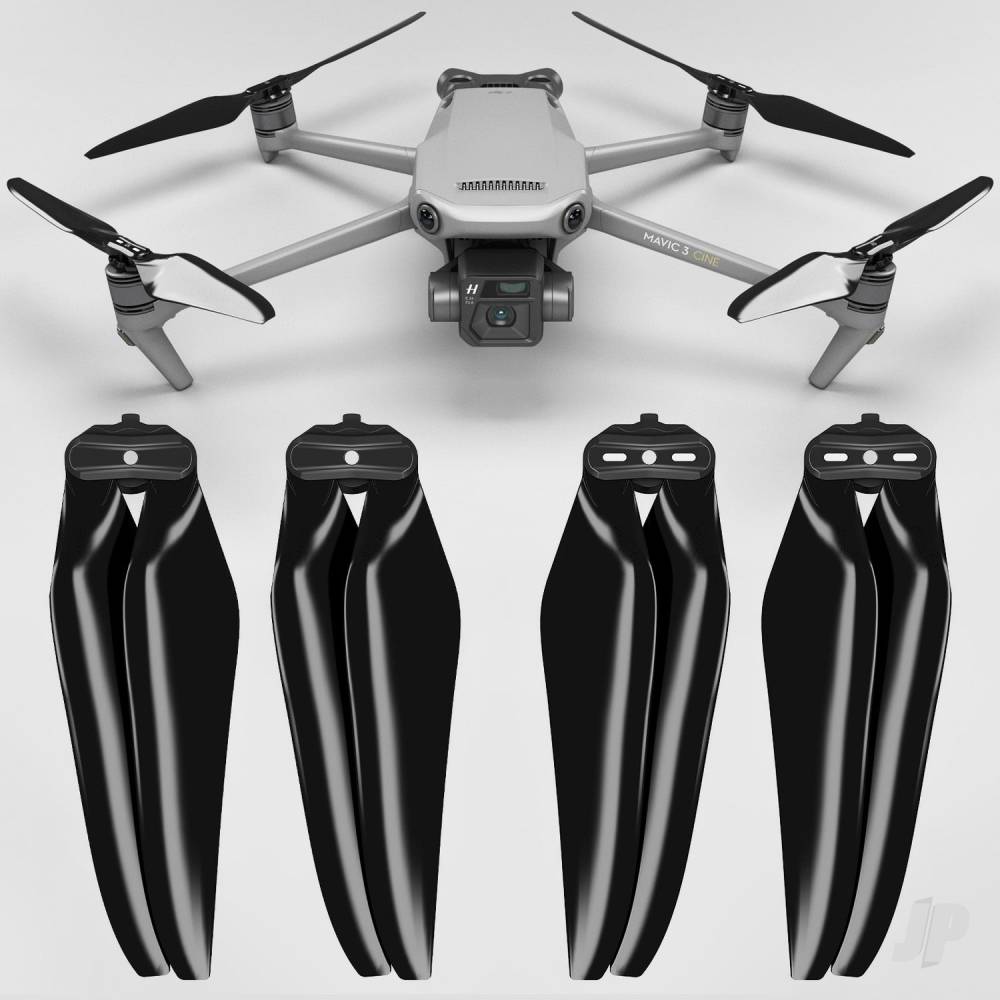 9.4x5.3 Mavic 3 Stealth Folding Propeller Set x4 Black