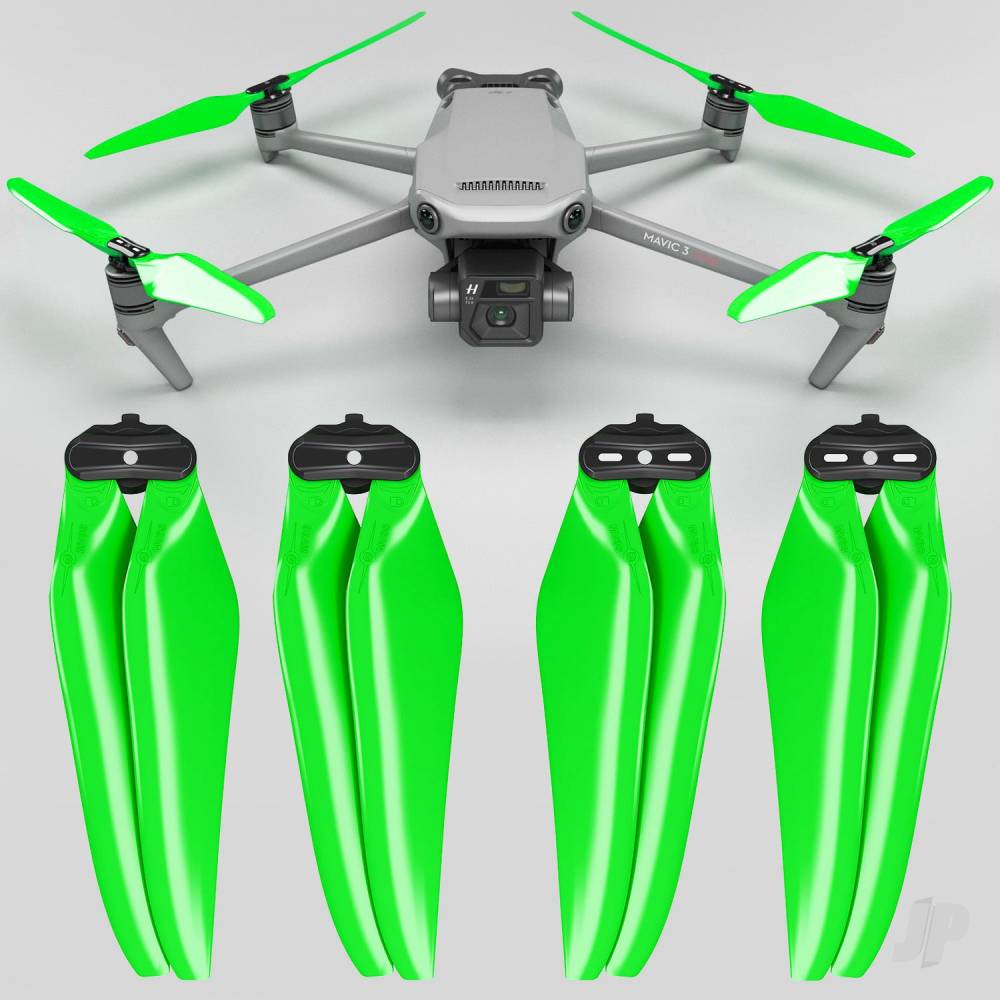 9.4x5.3 Mavic 3 Stealth Folding Propeller Set x4 Green