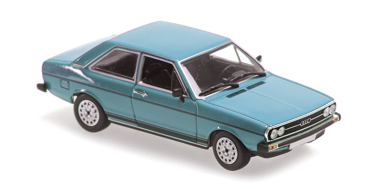 Maxichamps Die Cast Collectables - 1:43 1972 Audi 80 GTE Bright Blue