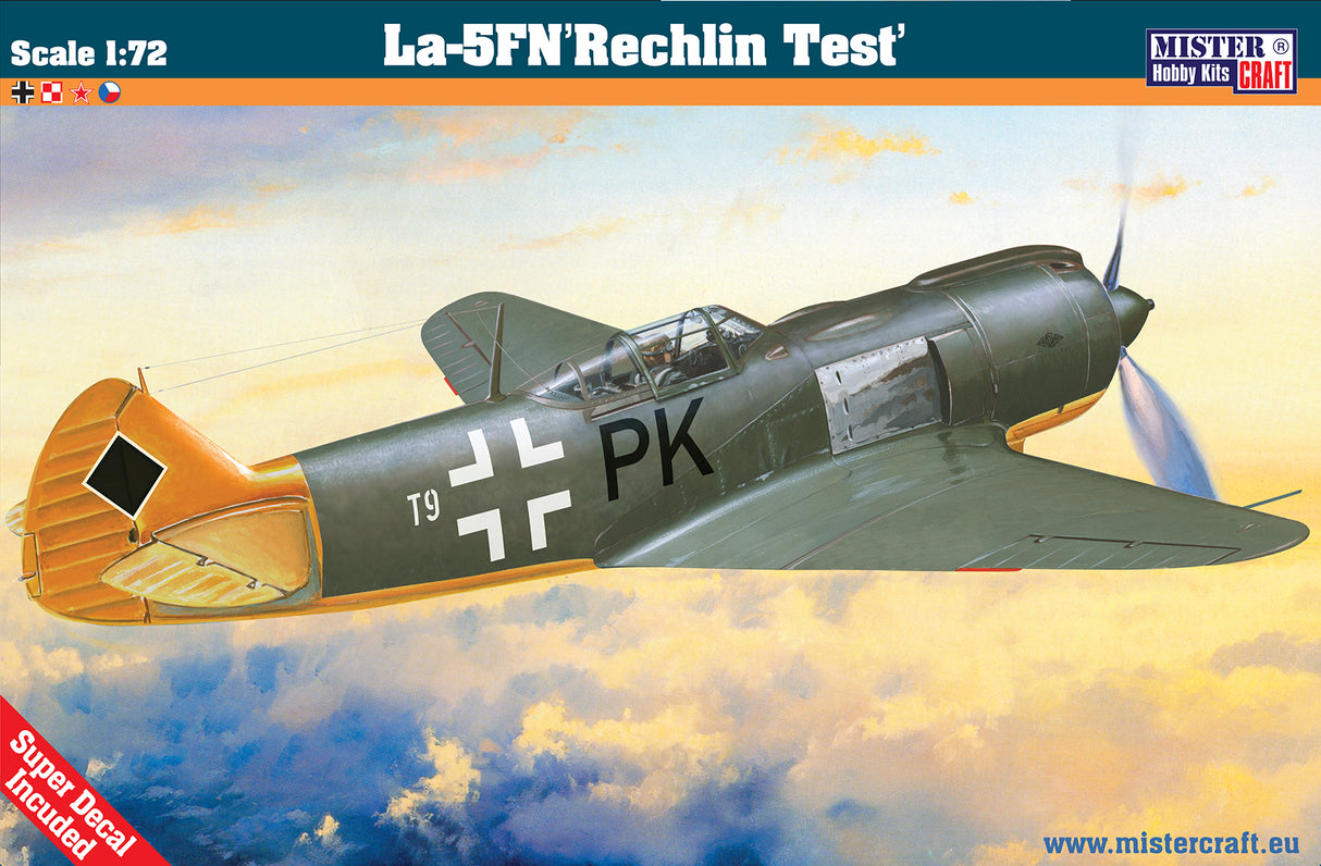 MisterCraft Model Kits - 1:72 La-5 FN Rechlin Test Kit MCD247