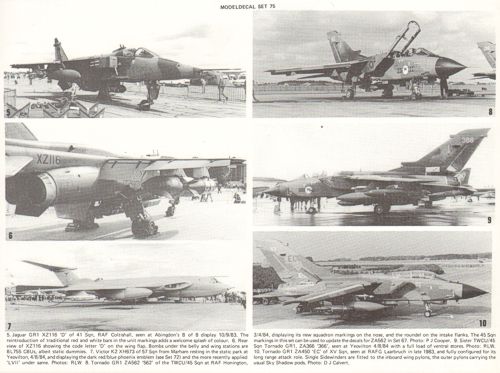 ModelDecal 1/72 Royal Air Force Set No.75