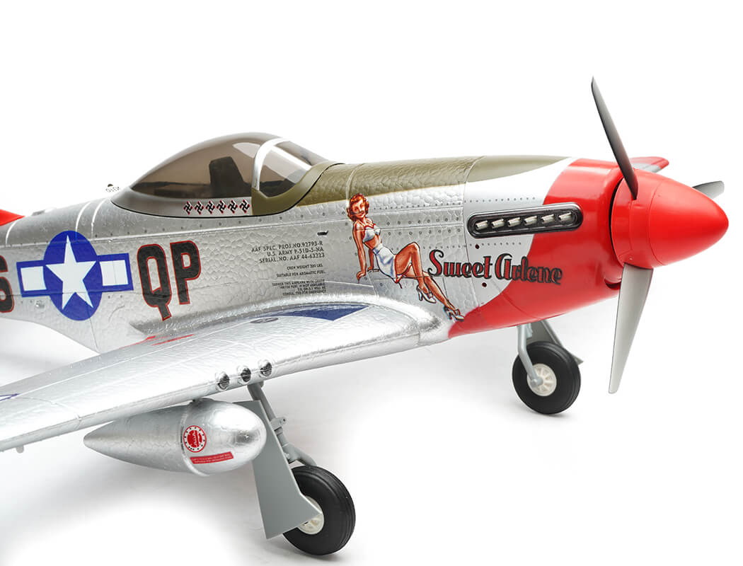 MO-FLY P-51D MUSTANG 685MM 6CH 3D/6G WITH 6-AXIS GYRO RTF