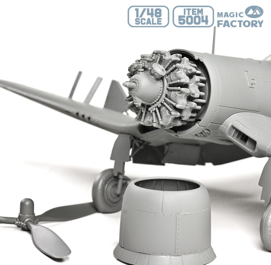 MAGIC FACTORY 1/48 British Royal Navy Fleet Air Arm Corsair MK II Late 1944 HELL IN THE PACIFIC Kit 5004
