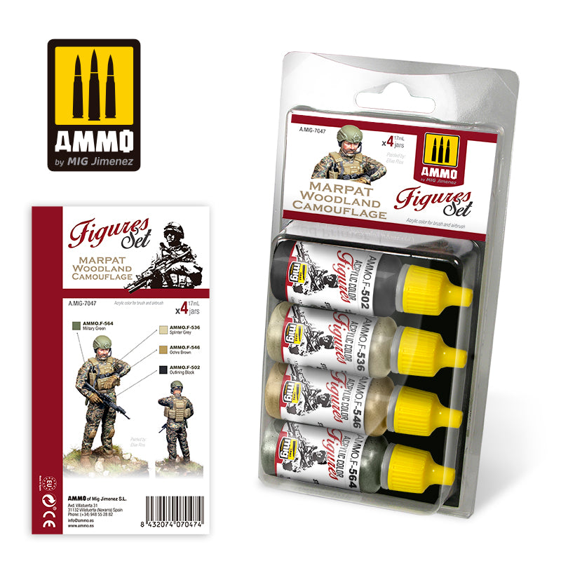 MARPAT WOODLAND CAMOUFLAGE FIGURES SET