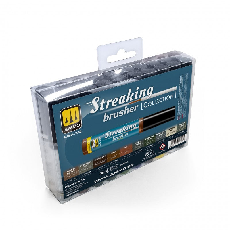 Ammo STREAKING BRUSHER COLLECTION- set of 10