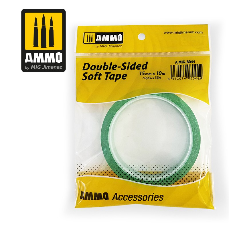DOUBLE SIDED SOFT TAPE 15MM X 10M