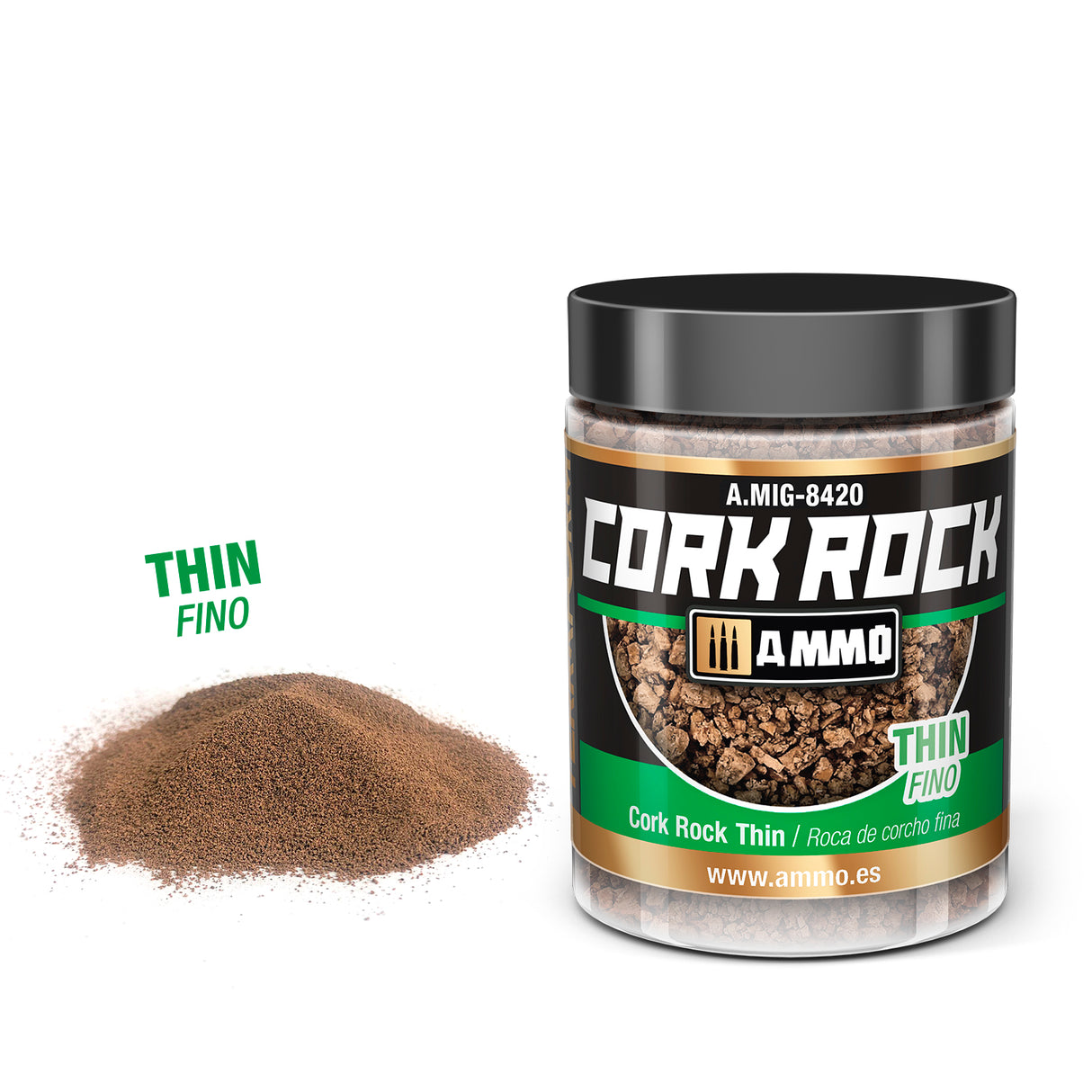 CREATE CORK Cork Rock Thin (Jar 100mL)
