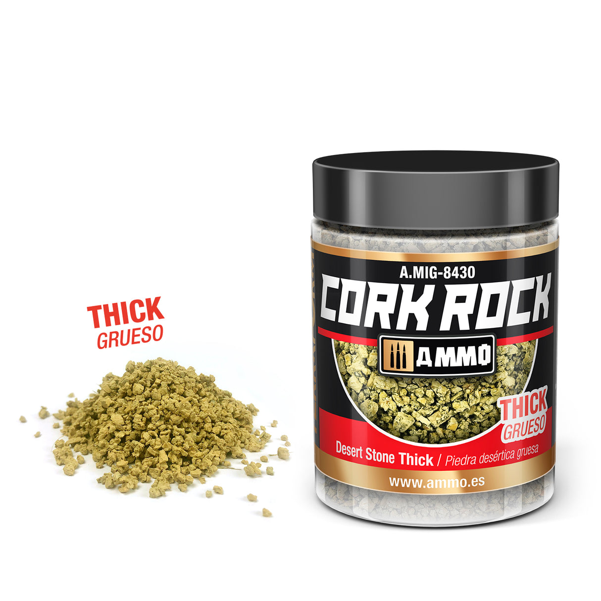 CREATE CORK Desert Stone Thick (Jar 100mL)