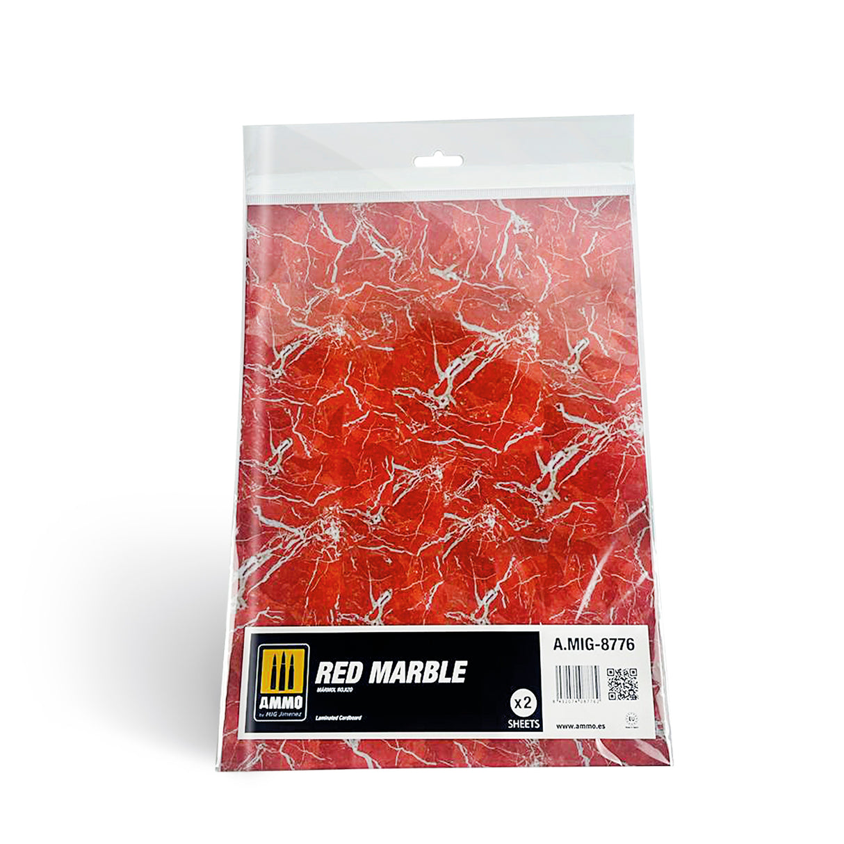 Red Marble. Sheet of marble