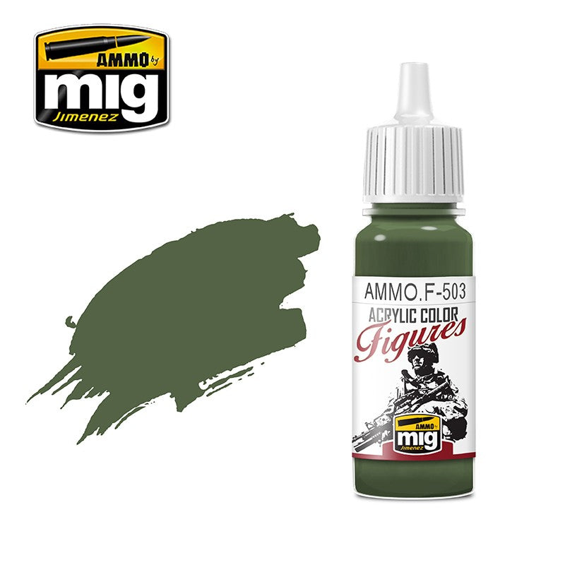 FIGURE PAINT DARK OLIVE GREEN FS-34130