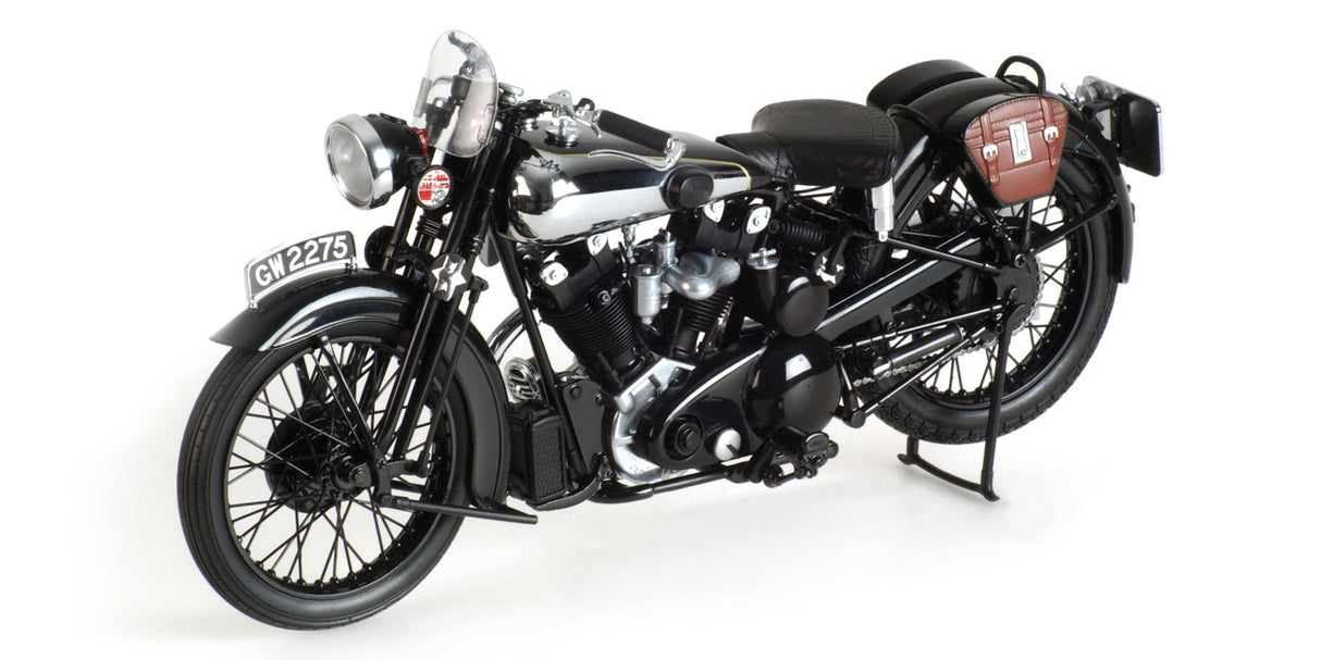 Minichamps Die Cast Collectables - 1:12 1932 Brough Superior SS 100 T.E. Lawrence Black