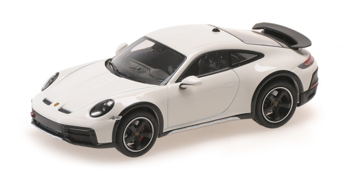 Minichamps Die Cast Collectables - 1:43 2022 Porsche 911 Dakar White