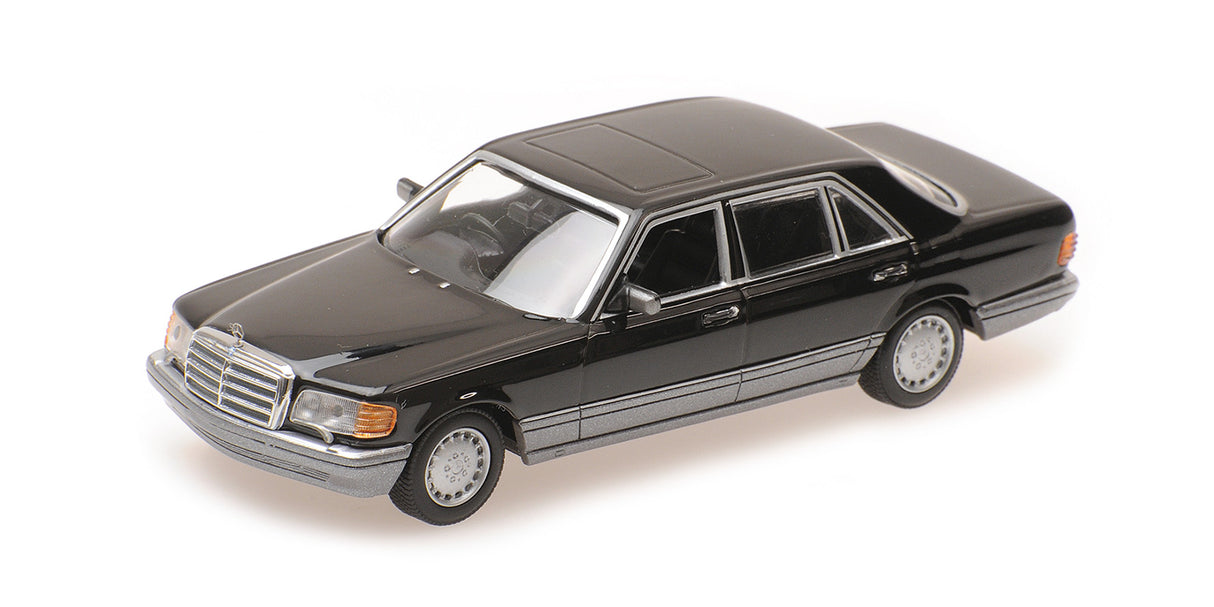 Minichamps Die Cast Collectables - 1:87 1989 Mercedes-Benz 560 SEL Black