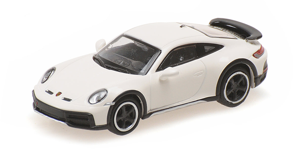 Minichamps Die Cast Collectables - 1:87 2022 Porsche 911 Dakar White