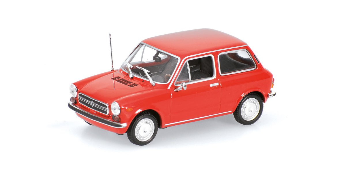 Minichamps Die Cast Collectables - 1:87 1974 Autobianchi A112 Red