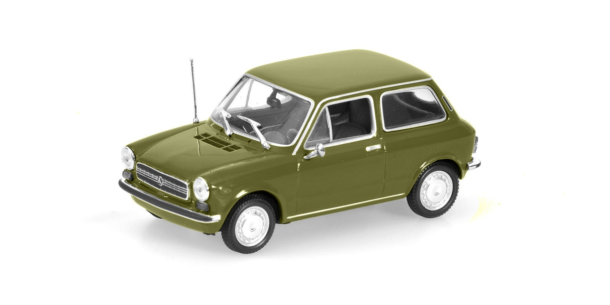 Minichamps Die Cast Collectables - 1:87 1974 Autobianchi A112 Dark Green