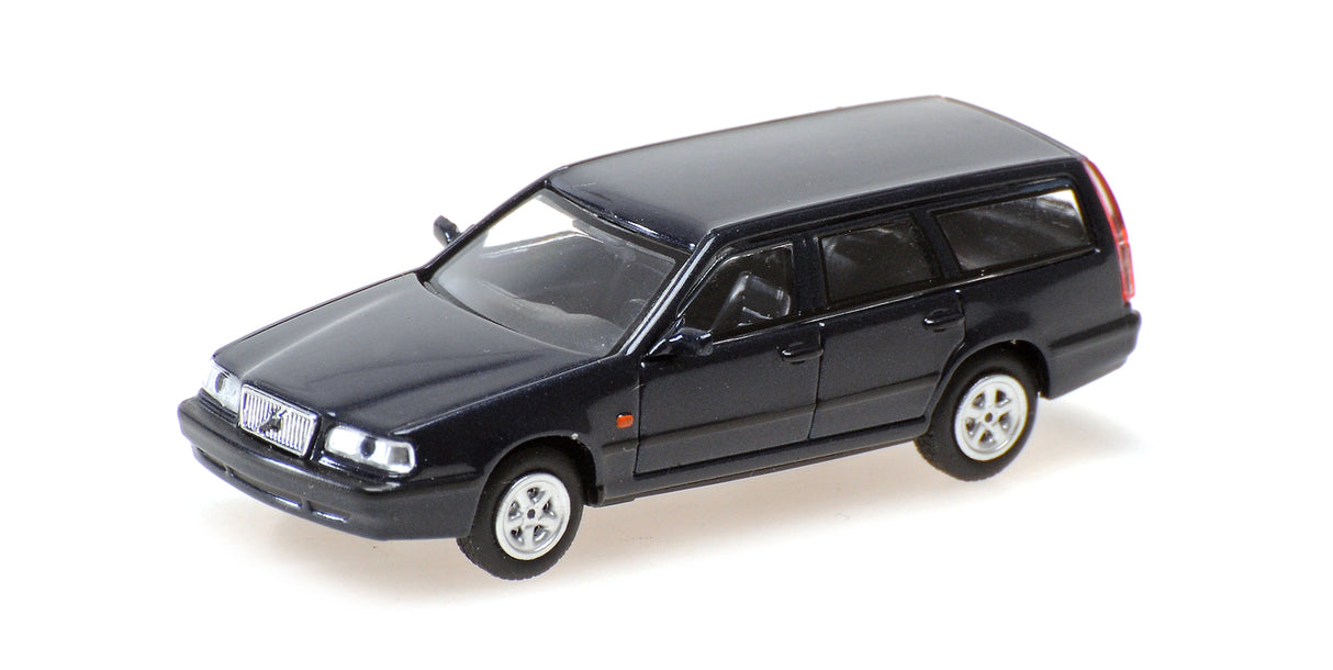 Minichamps Die Cast Collectables - 1:87 1994 Volvo 850 Break Dark Blue Metallic