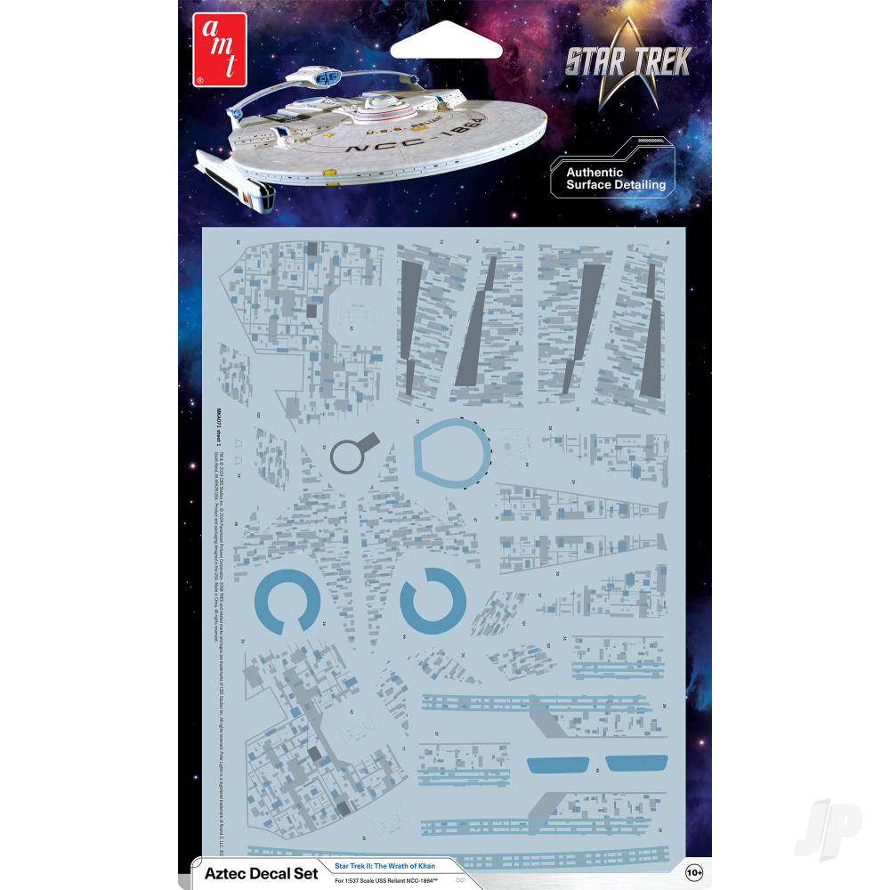 Star Trek: Wrath of Khan U.S.S. Reliant Aztec Decal Set