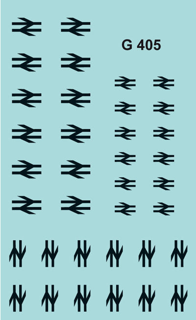 OO GAUGE BR BLACK DOUBLE ARROWS