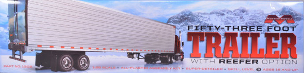 Moebius Models Model Kits - 1:25 52ft Reefer Trailer Kit