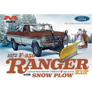 Moebius 1/25 Ford 1972 F-250 Ranger kit with Snow Plow MMK2568