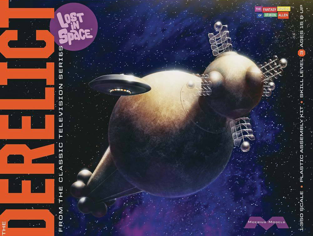 Moebius Models Model Kits - 1:350 Lost in Space The Derelict Kit
