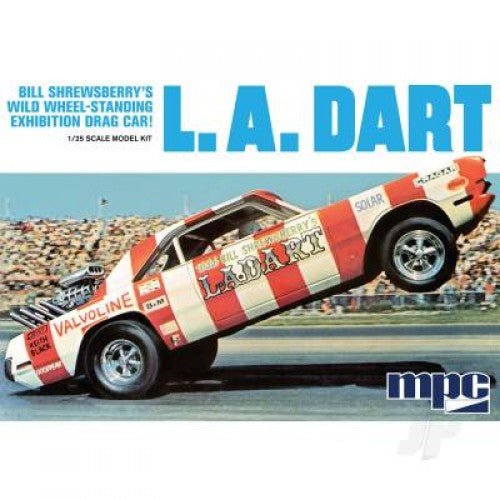 MPC 1/25 Bill Shrewsberrys Wild Wheel Standing Drag Car! -L.A. Dart Kit MPC974/12