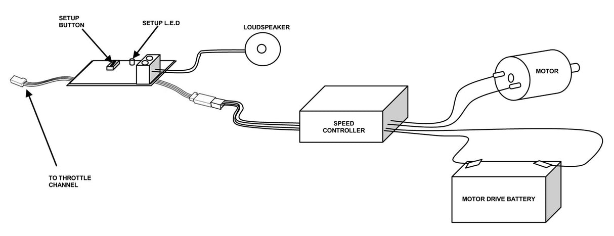 Model Boat Sound Generator Diesel MRW18