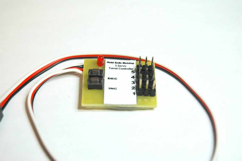 Model Radio Workshop 5 Servo Turret Controller MRW33