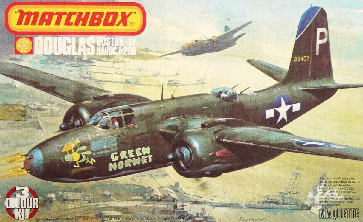 Matchbox 1:72 Vintage Douglas Boston MkIV Havoc A-20G Kit PK-120