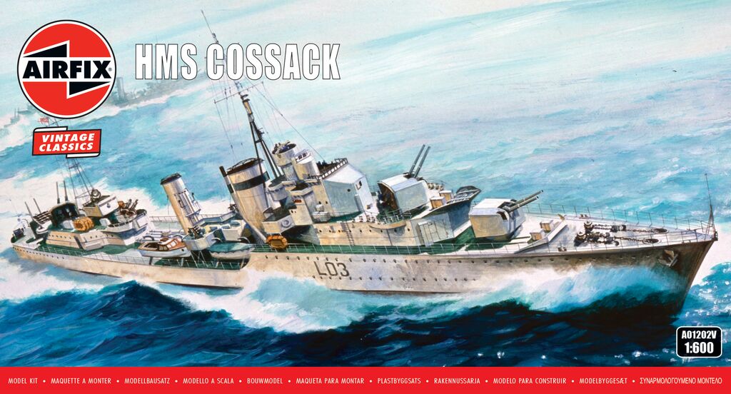 Airfix 1:600 HMS Cossack Kit A01202V