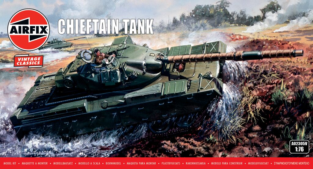 Airfix 1:76 Chieftain Tank Kit A02305V