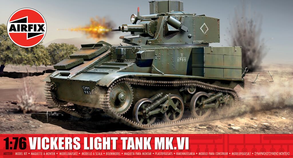 Airfix Vickers Light Tank 1:76 Scale