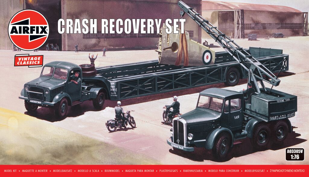 Airfix 1:76 Crash Recovery Set Kits A03305V