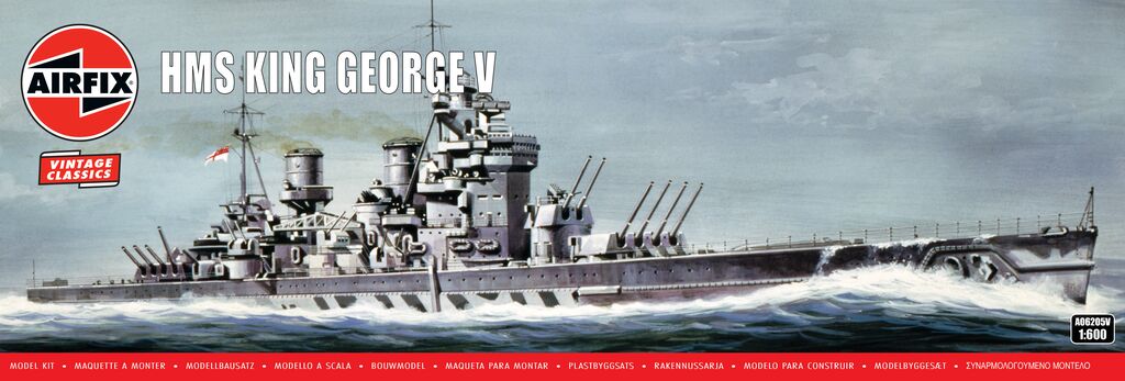Airfix HMS King George V 1:600 Scale