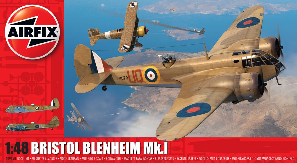 Airfix 1:48 Bristol Blenheim Mk.1 Kit A09190