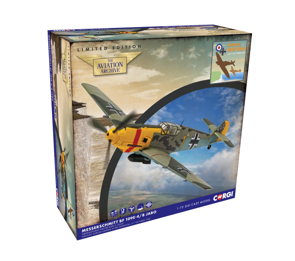 Corgi Messerschmitt Me109E-4/B - Walter Rupp - Battle of Britain 85 1:72 AA28009