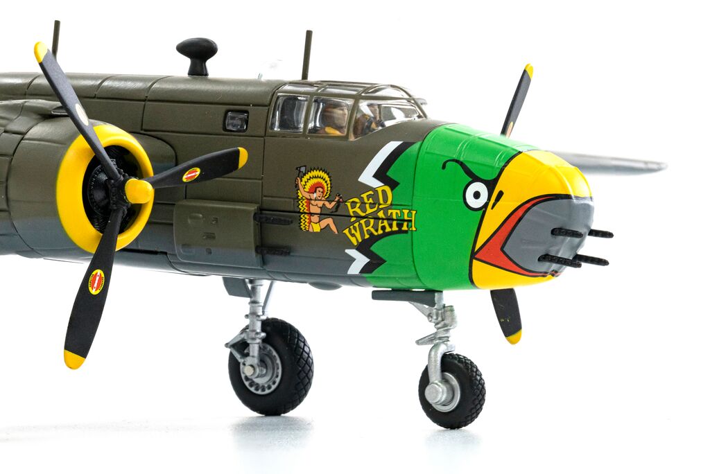 Corgi North American B-25D Mitchell Red Wrath 41-30024 345th BG 498th BS Port Moresby February 1944 1:72 AA35315
