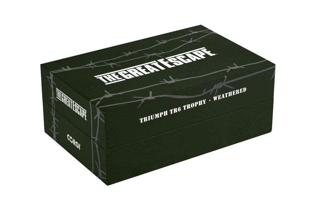 Corgi The Great Escape - Triumph TR6 Trophy (Weathered) 1:12 CC08501