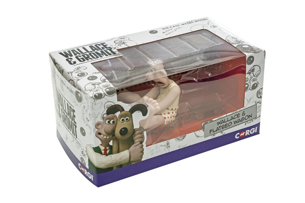 Corgi Wallace & Gromit - The Wrong Trousers - Wallace & Flatbed Wagon CC80604