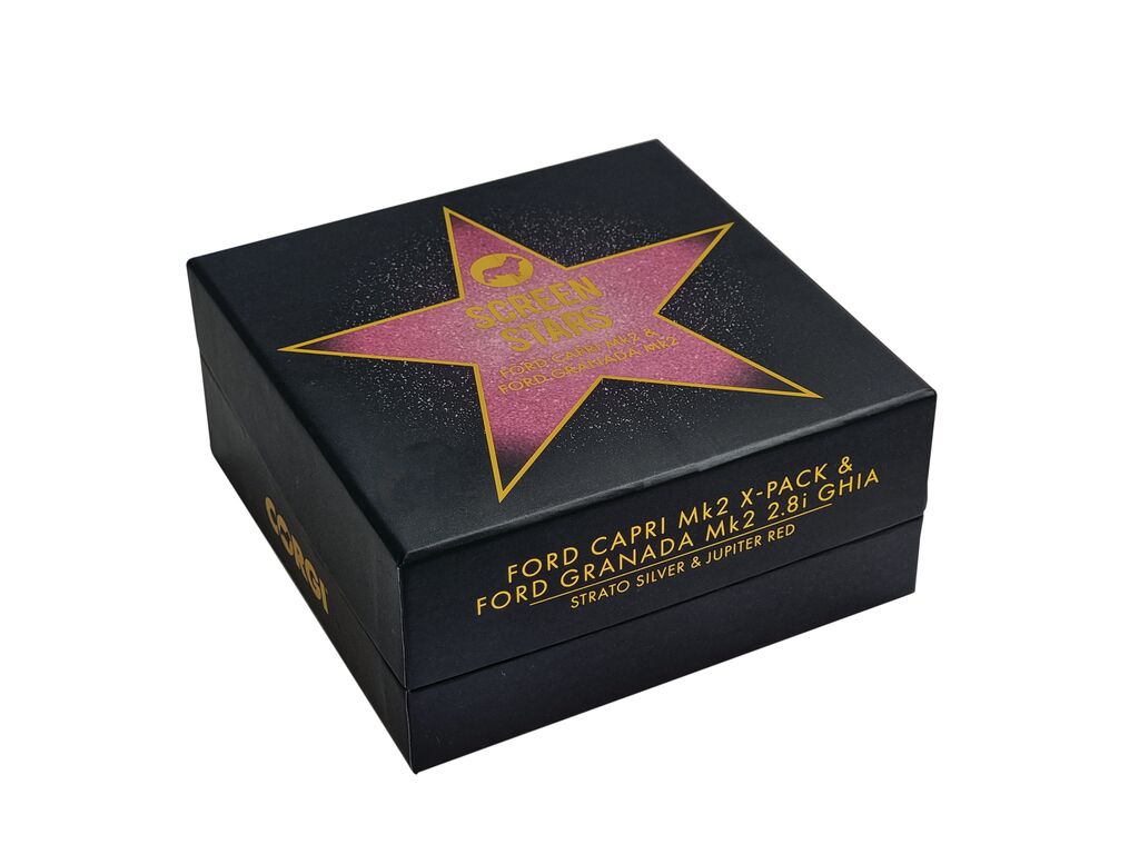 Corgi Screen Stars - Ford Capri Mk2 X-Pack Ford Granada Mk2 2.8i Ghia 1:50 CC91991