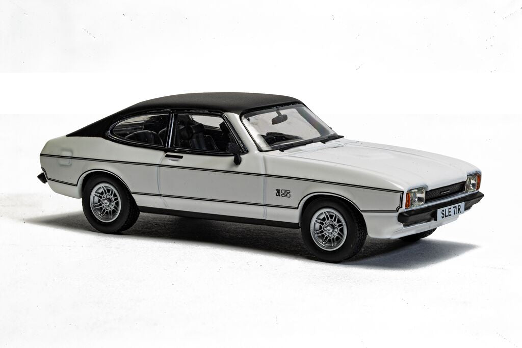 Corgi Screen Stars - Ford Capri Mk2 2.0S Diamond White Jaguar XJ6 Series 2 Silver 1:43 CC91992
