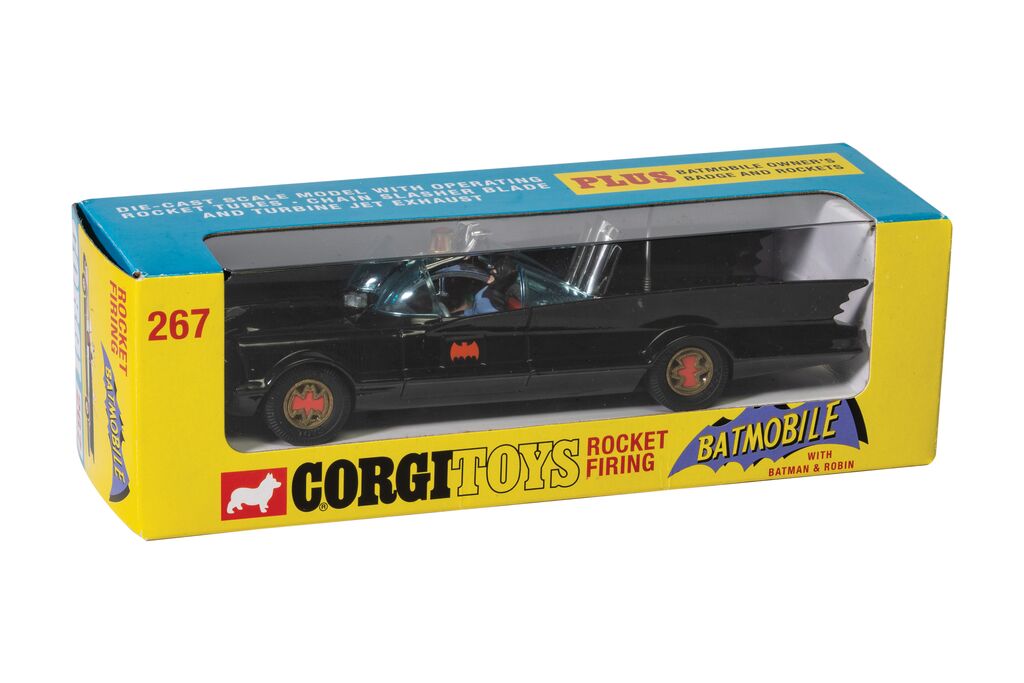 Corgi Batmobile with Batman and Robin RT26701