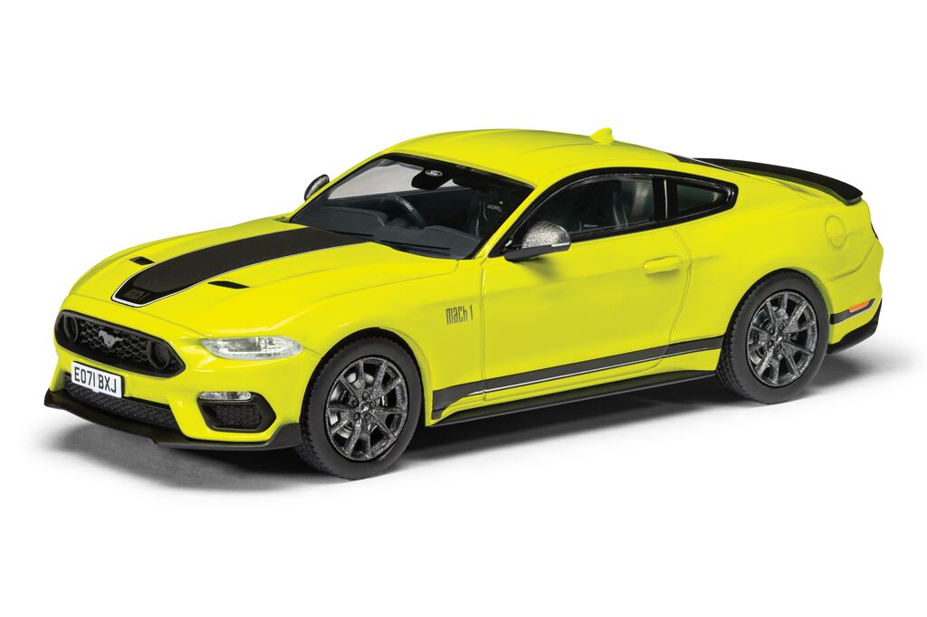Corgi Vanguards Ford Mustang Mk6 Mach 1 Grabber Yellow 1:43 VA15504