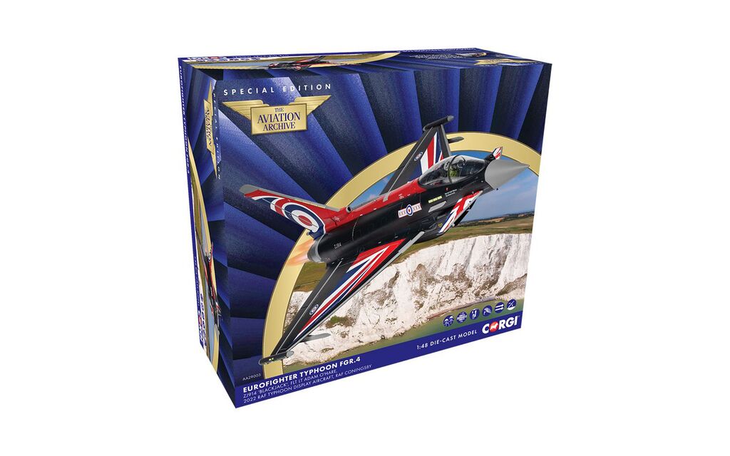 Corgi Eurofighter Typhoon FGR4 ZJ914 Blackjack RAF Conningsby 2021/22 Display Scheme 1:48 AA29003