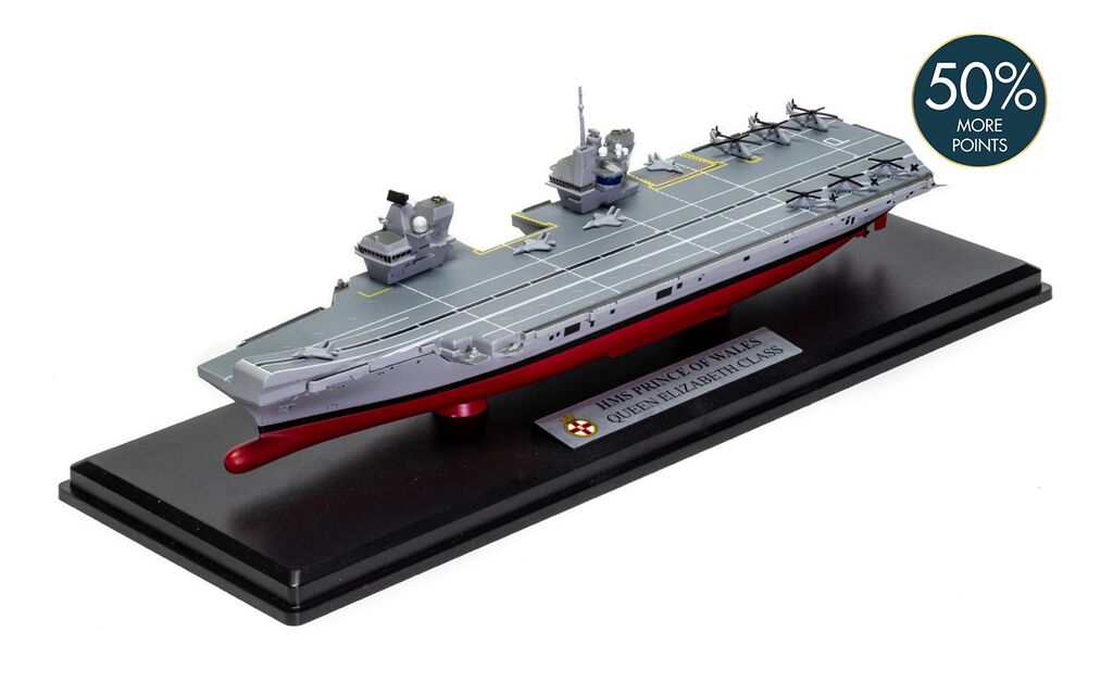 Corgi HMS Prince of Wales (R09) Queen Elizabeth-class aircraft carrier 1:1250 CC75001